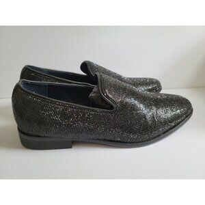 J75 Jump Black & Jewel Leather Sneakers 9